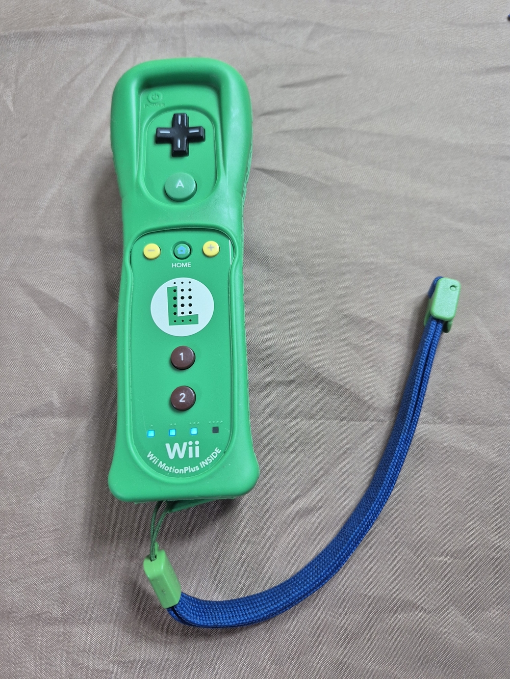 Official Nintendo Wii Remote Plus - Luigi Special Edition (Green/Blue) - Tested